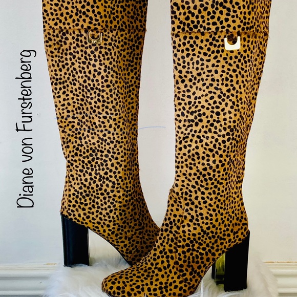Diane Von Furstenberg Shoes - Diane von Furstenberg Over-Knee-Boots Sz 10m